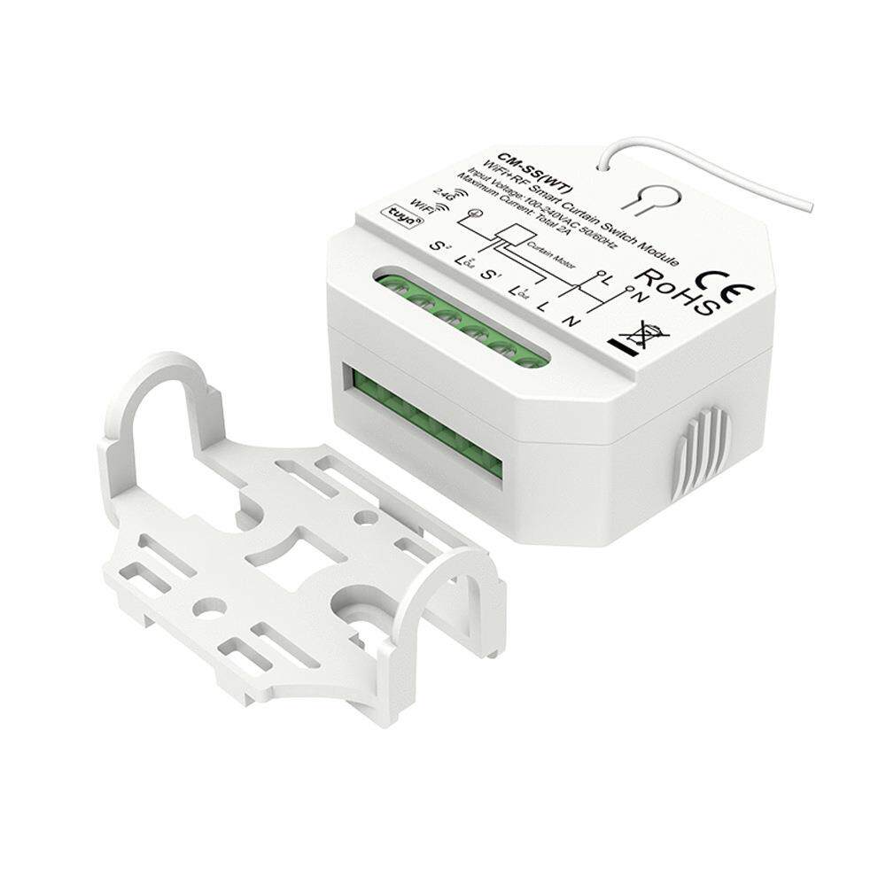WB1 TUYA蓝⽛&RF2路⽤于控制单⾊或⾊温LED灯带开关渐变LED控制器