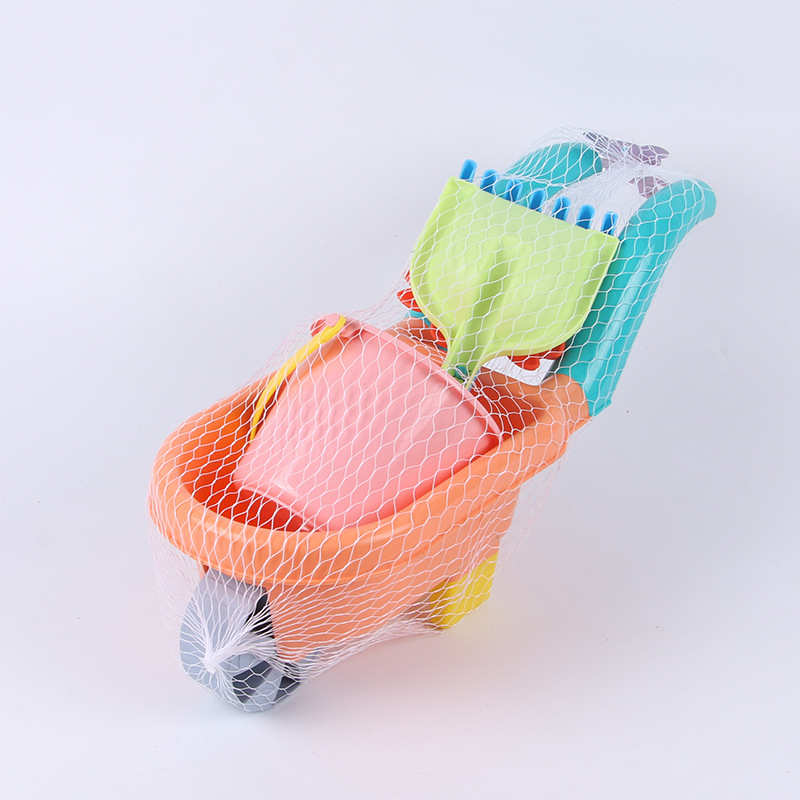 手推车沙滩玩具铲子挖沙戏水儿童宝宝小推车小礼物景区地摊批发