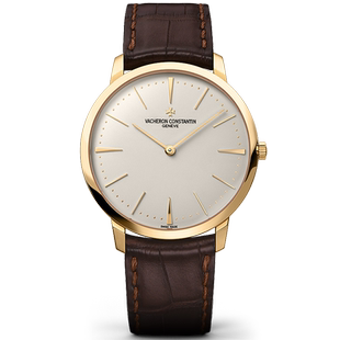 000J 江诗丹顿传承18K黄金手动机械手表男81180 9.8新