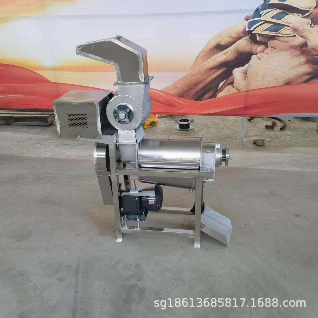 不锈钢刺梨菠萝压榨机 3吨大型商用水果渣汁分离机 葡萄柑橘榨汁