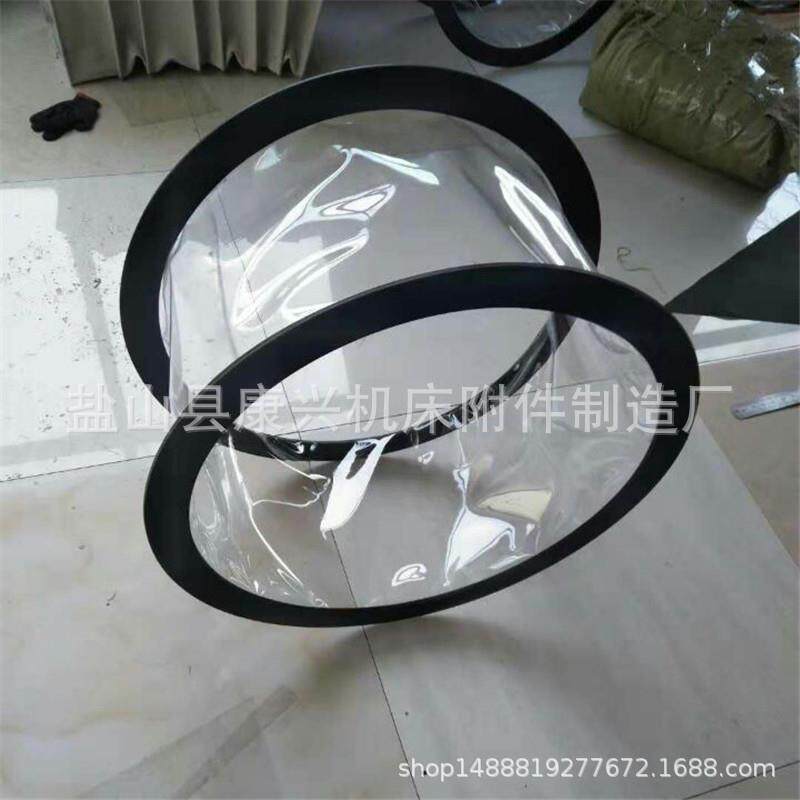 细心制作透明防尘软连接圆形/方形伸缩风机软连接帆布软连接