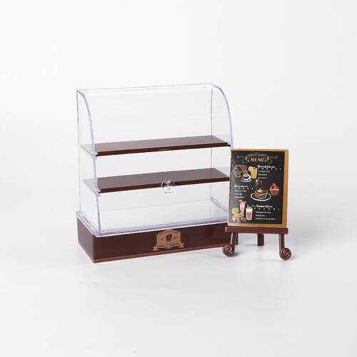 食玩蛋糕柜子甜品透明展示柜模型微缩场景儿童玩具摆件迷你娃娃屋