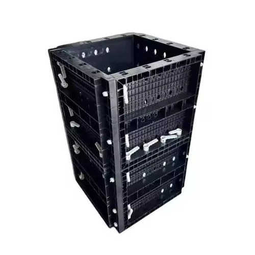 黑色塑料模板ABS可调节塑料模板建筑模板建筑混凝土柱子塑钢模板