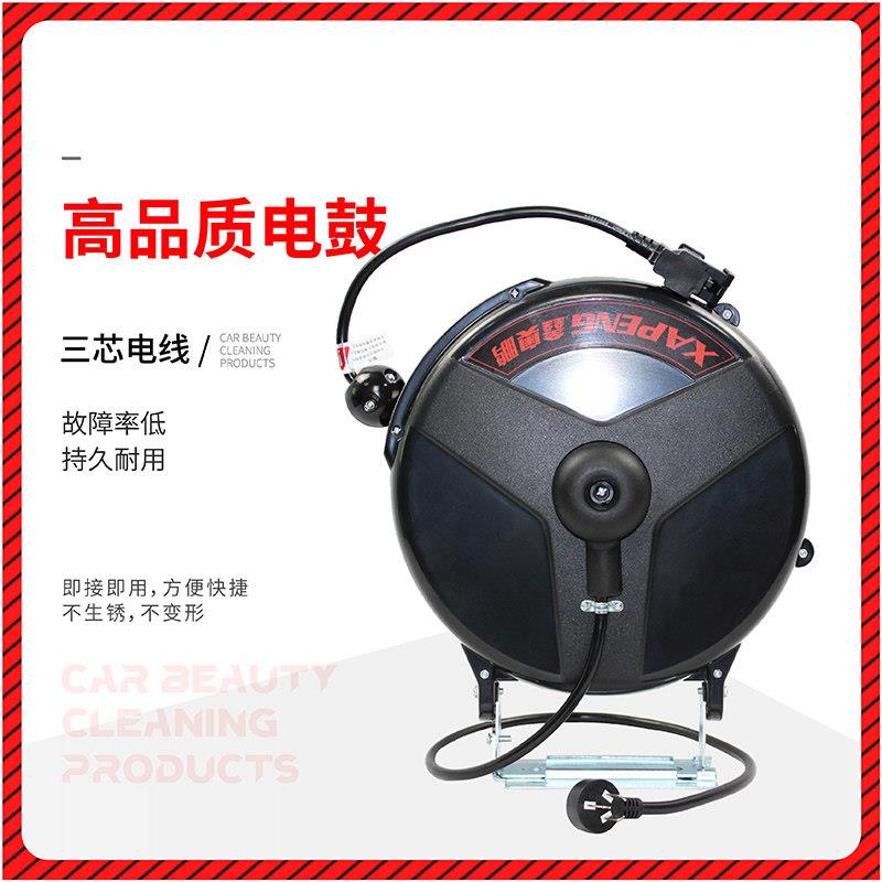 自动伸缩电子鼓卷线器回收卷管器绕管器收缩排插国标电缆回收器10