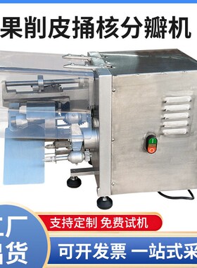 花牛苹果刮皮捅芯分瓣机 青苹果全自动削皮去核切瓣机苹果捅核机