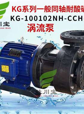 胜川宝KG-100202NH-CCH-5N同轴涡流泵化工泵离心泵15KW排污泵