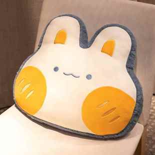 正品 兔子抱枕被子两用午枕头毯子二合一垫汽车靠沙觉发睡办公室睡