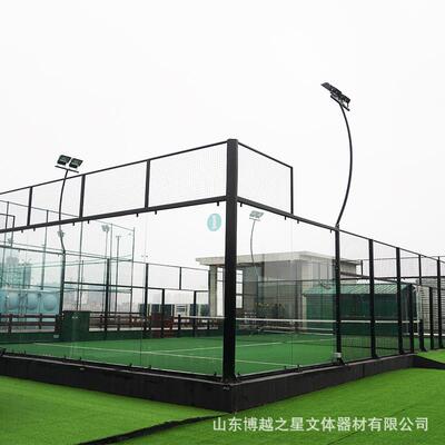 帕德尔球场全景式板式网球场地paddle tennis court板式网球房