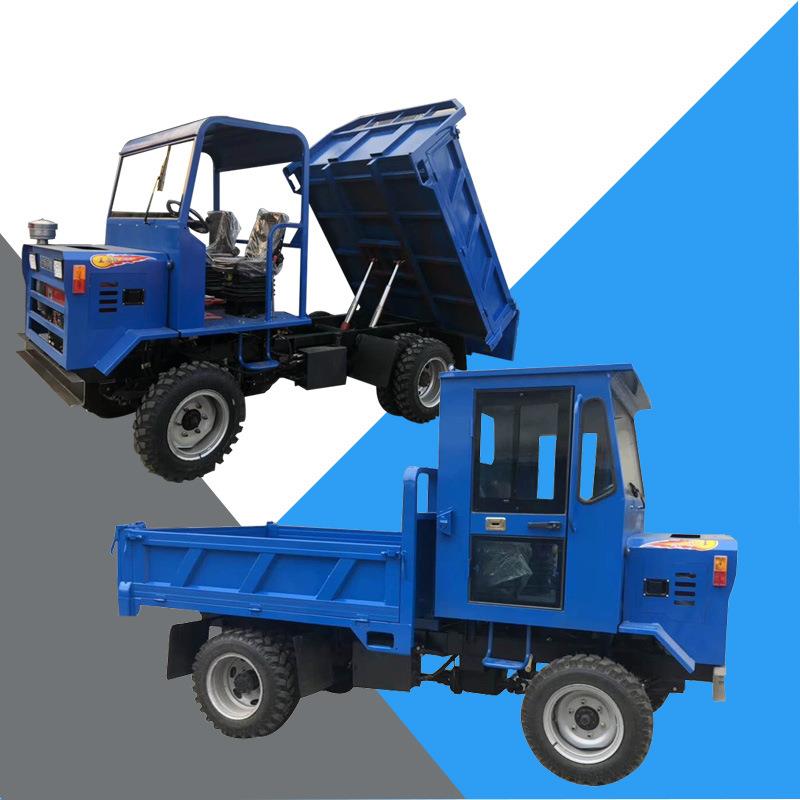 生产爬农用翻斗车小型四驱运输工程车柴油四不像四轮自卸车
