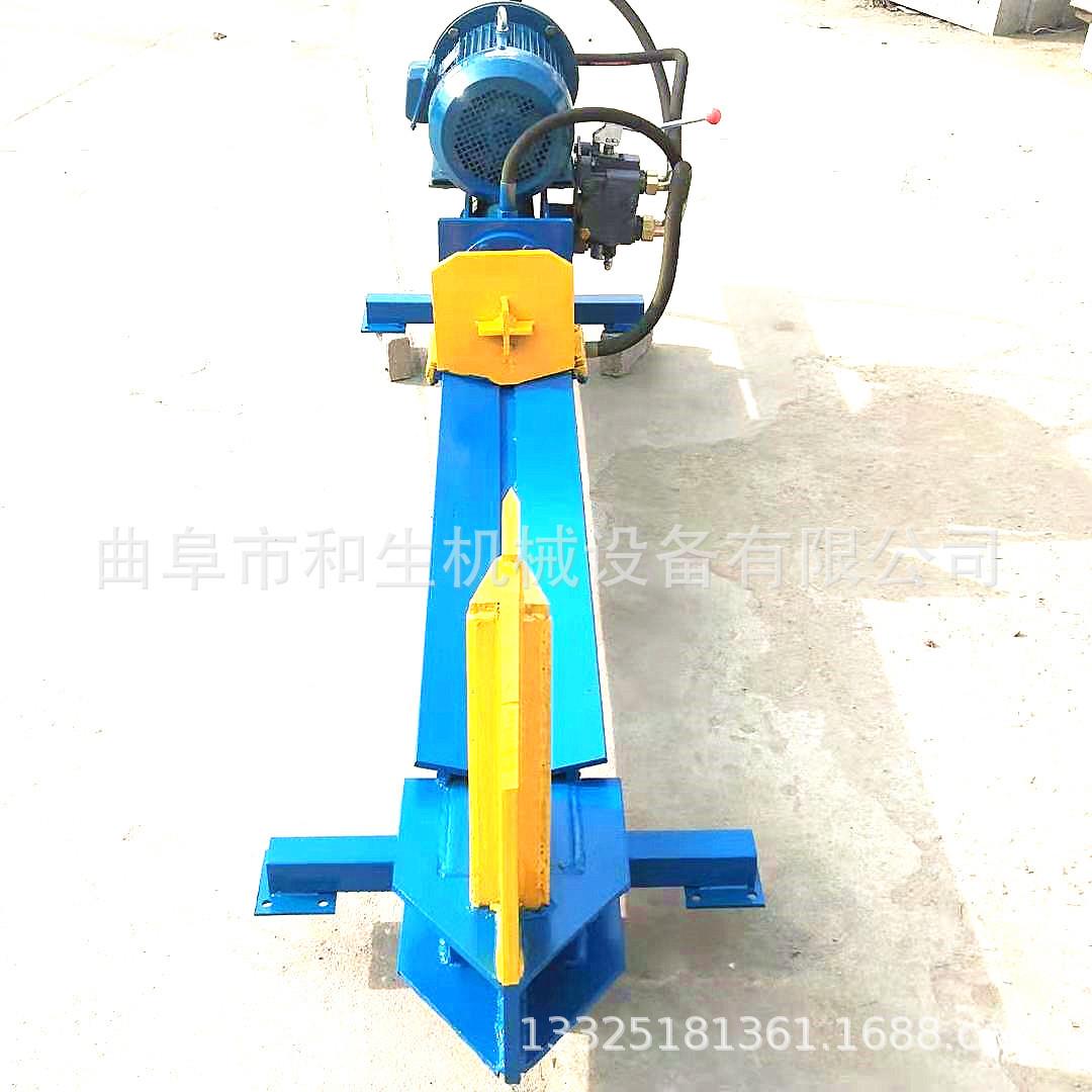 卧式25吨电动劈材机 劈柴器 移动液压劈柴机多 行程电动劈木机