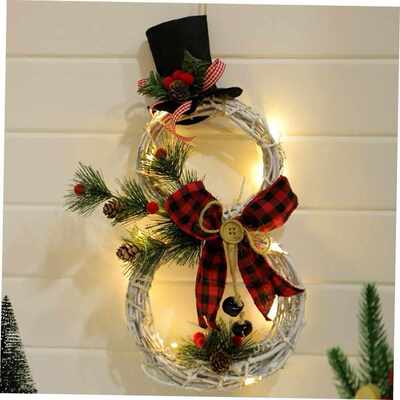 Christmas LED Garland Ornaments Hanging Decoration Home Navi