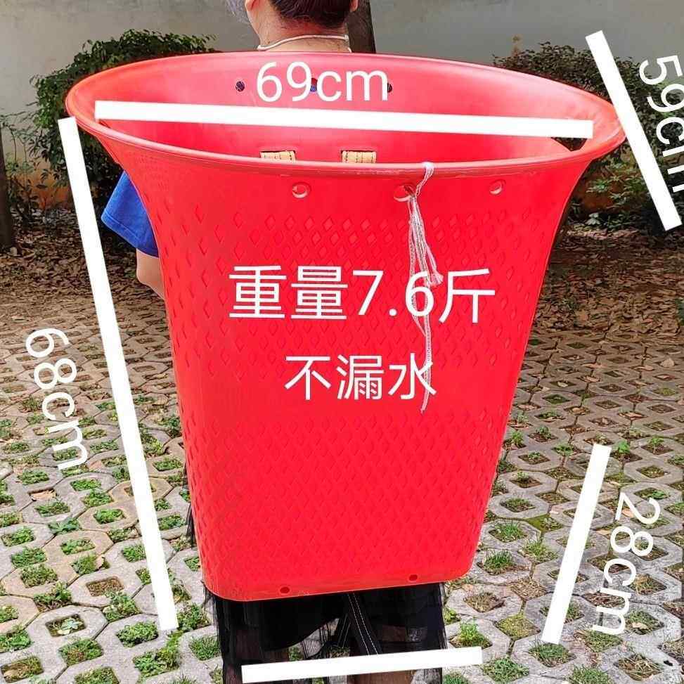 背罗背篼背桶背筐水果特大背篓超级大号加厚家用塑料熟胶