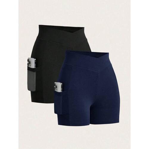 X 12414 High waist yoga shorts 腰提臀瑜伽裤