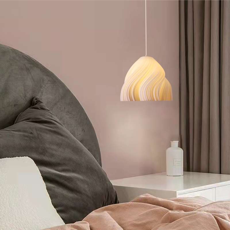 北欧现代简约花朵吊灯3D打印衣帽间玄关餐桌吧台吊灯给性创意吊灯