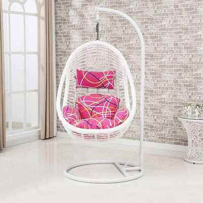 内靠垫吊椅单人民宿庭院虫摇篮秋千带坐5262毛毛垫家用阳毛台毛仿