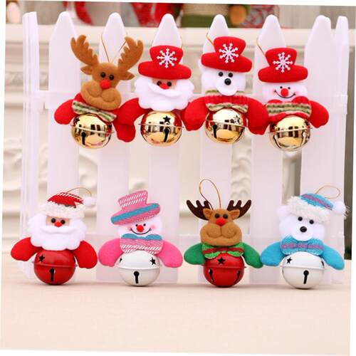 christmas decoration tree Christmas bell doll pendant圣诞