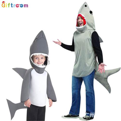 Halloween Boys Shark Costume Ocean Animal Family