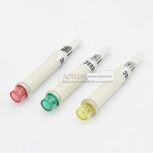 ADS-7安装孔8mmLED模拟屏信号指示灯3V5V6V12V24V110V220V红黄绿