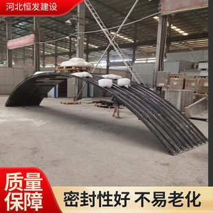 污水池密封罩弧形玻璃钢拉挤拱形盖板电厂污水池盖板玻璃钢集气罩