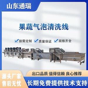 果蔬气泡清洗机金银花婆婆丁气泡清洗机茶树菇中药材清洗设备