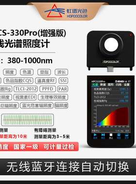 节律照明视黑素照度EML蓝光频闪照度计HPCS330Pro近红外光辐照计