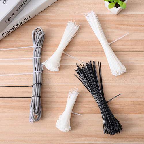 Self-Locking Nylon Cable Ties, Wire Management and Organizat
