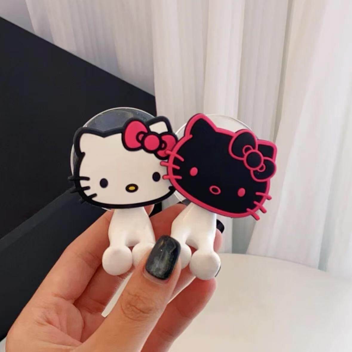 hellokitty挂钩浴室创意免打孔无痕吸盘粘钩卡通立体壁挂式收纳架