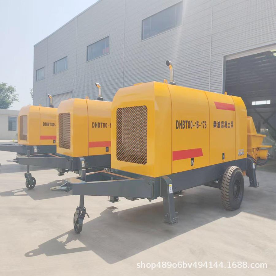 50型混凝土输送泵柴油动力混凝土浇筑泵青岛厂家直销