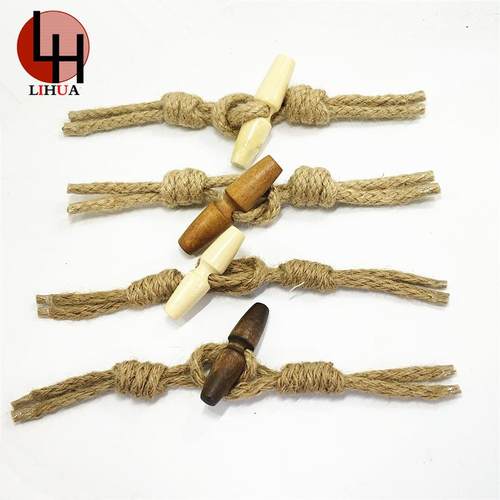 麻绳牛角对扣 木质橄榄扣对扣搭扣 毛呢大衣风衣外套纽扣