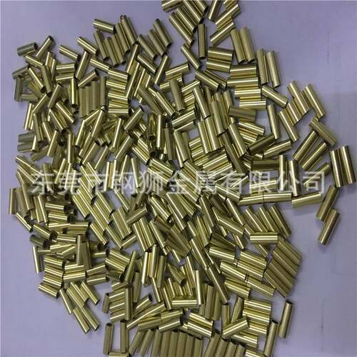 新款直销h65黄铜管 黄铜毛细管切割去毛刺 h59铜管切割加工 倒角