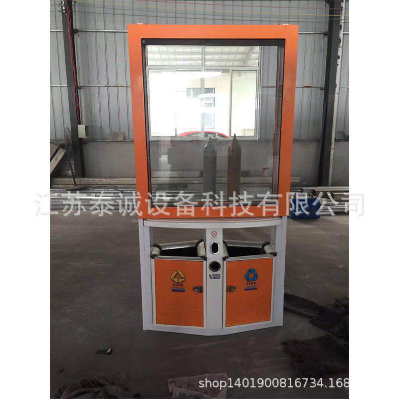 太阳能广告垃圾箱多分类广告果皮箱智能垃圾箱灯箱滚动垃圾箱