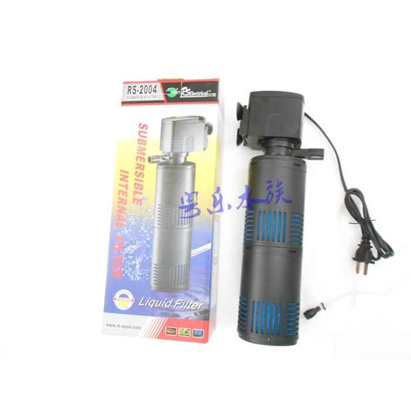 包邮日胜多功能内置鱼缸水族箱家用静音过滤器25w含生化棉含增氧