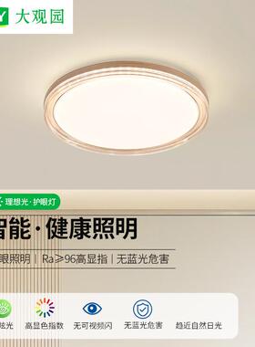 卧室灯吸顶灯奶油风现代简约2025年新款轻奢led主卧中山灯具578L