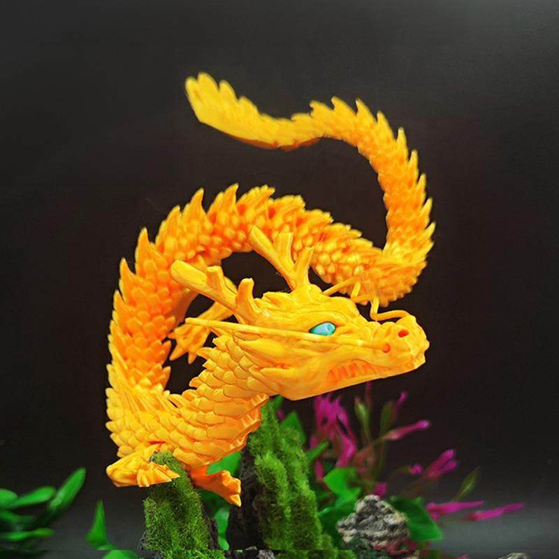 2024年3d打印关节龙吉祥中国龙摆件玩具模型Figure创意礼品鱼缸造,节庆用品/礼品,路引,淘宝优惠券,粉丝福利购,淘宝优惠卷