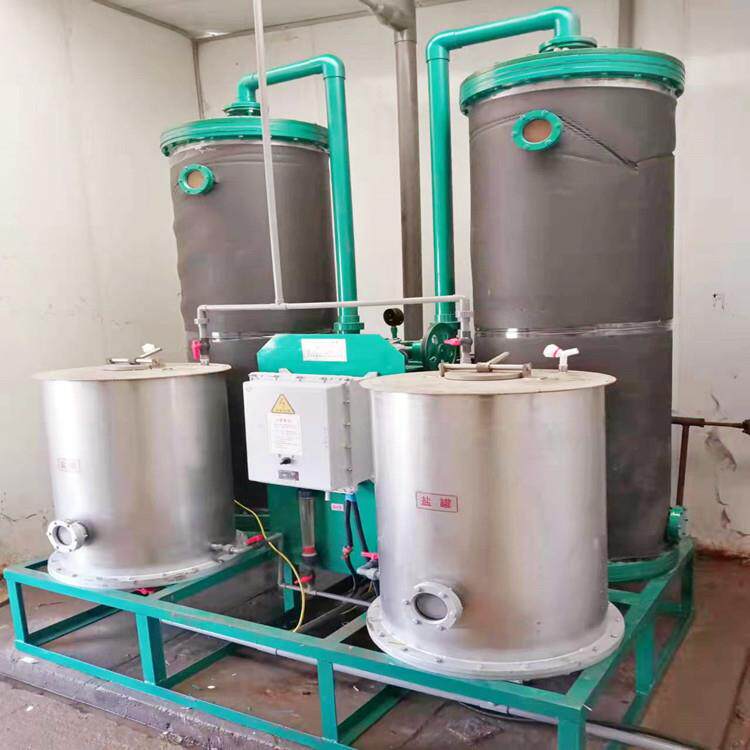 胜王水处理全自动钠离子交换器软化水设备一体化不锈钢柱
