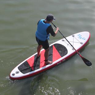 320x76x15cm充气桨板划水站板拉丝料全套配件EVA垫高压轻质冲浪板