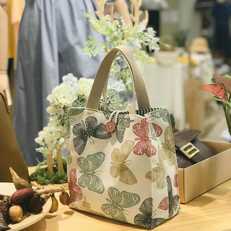 包邮便当袋午餐包便当袋上班族手拎袋吃饭围兜可爱妈咪带饭包新品