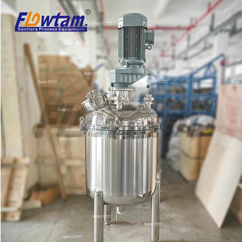 不锈钢立式100L缓冲均浆罐简易搅拌缓存罐