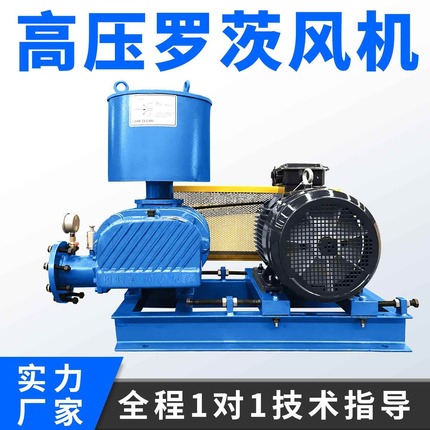 厂家供应污水处理曝气三叶罗茨风机大风量气力输送机罗茨风机