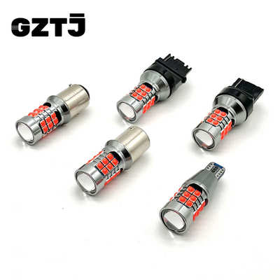 汽车摩托LED刹车灯泡1156 1157倒车灯7443转向灯27sm超亮透镜尾灯