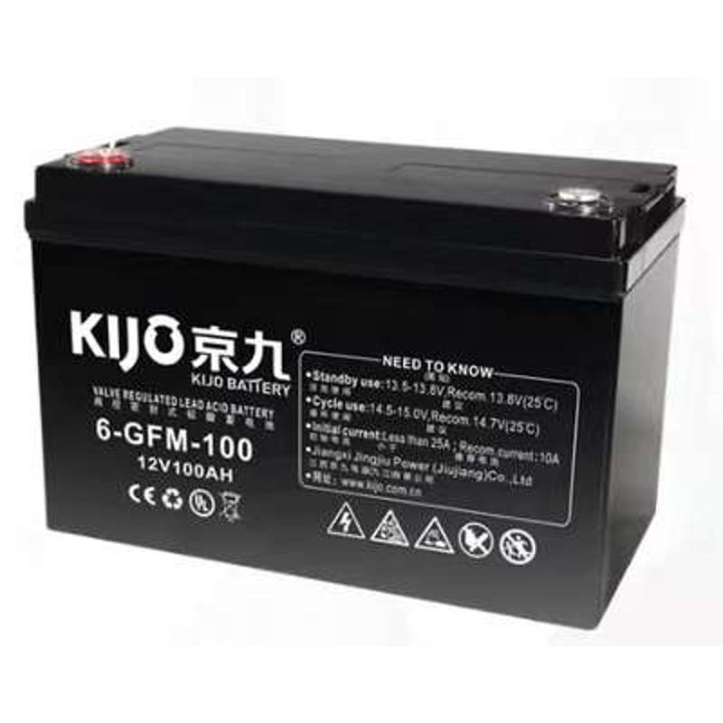KIJO京九铅酸免维护蓄电池JS7-12/6-FM-7/12V7A9A12A17AH电梯专用
