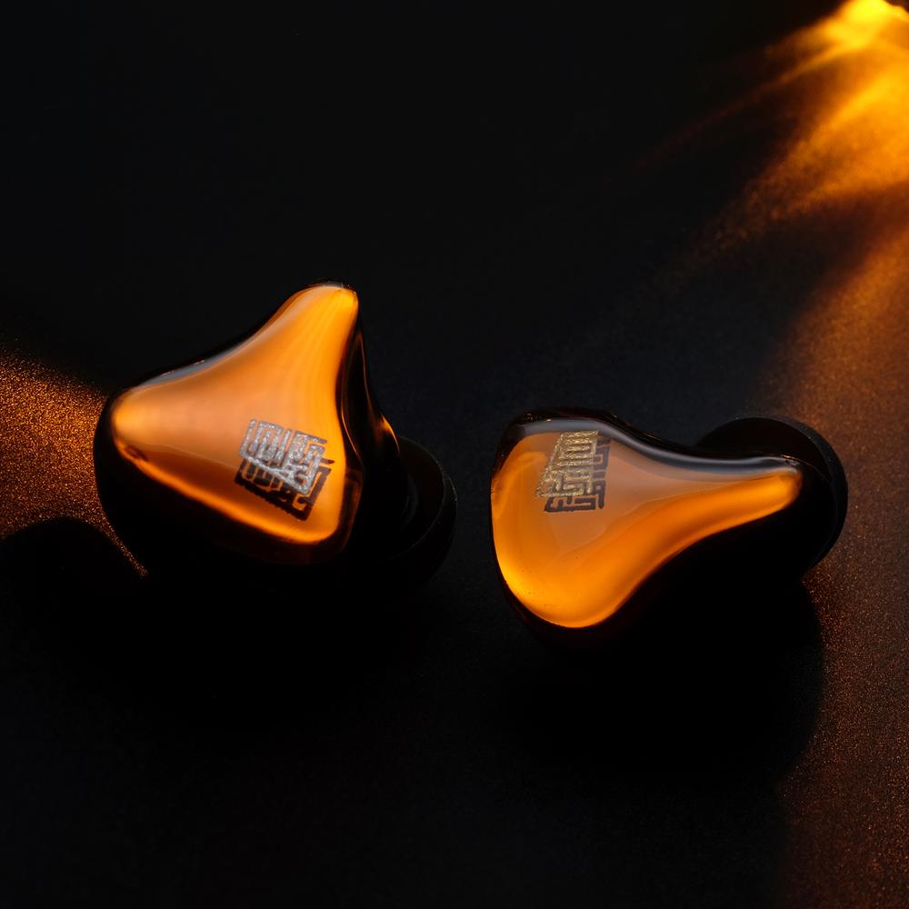 心境橙入耳式HiFi耳机四独立动铁单元有线耳机耳塞可私模定制