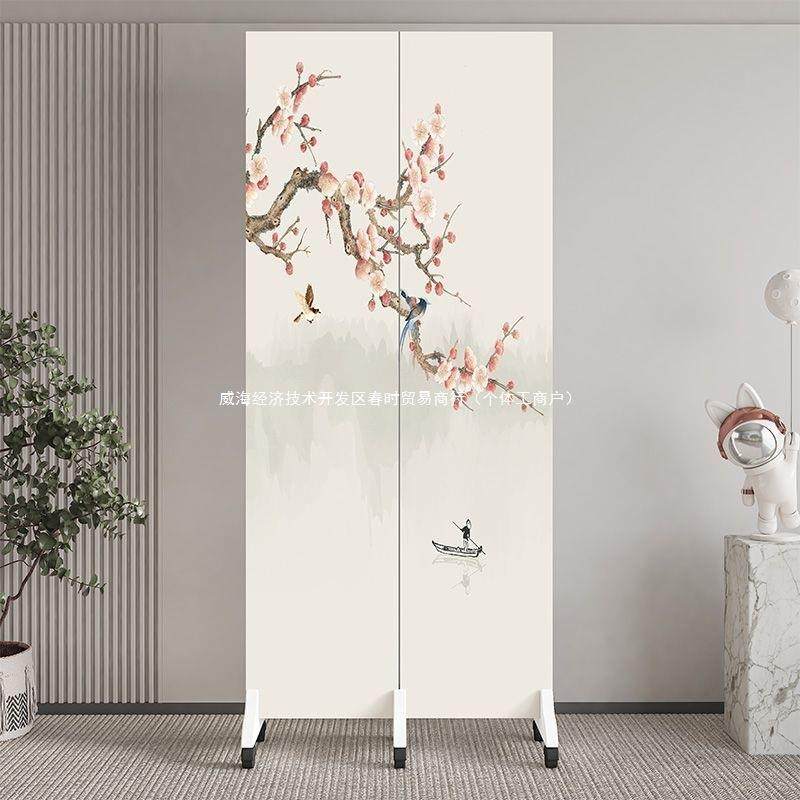 家用屏折风叠动客厅卧室进遮HPN挡卫生间隔门断帘走廊移过道简易