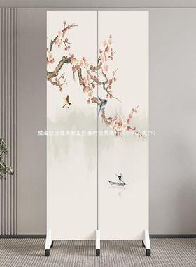 家屏风折叠移客厅用卧室进UDY遮挡卫生间门隔断帘走廊过动道简易