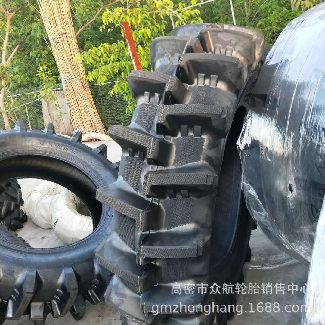 农用水田灌溉轮胎 16.9-34 PR-1水田高花 农用拖拉机稻田轮胎