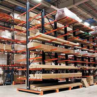 料架钢管铝材 悬臂货制架楼重型仓单双771面多层调节可定储托臂式