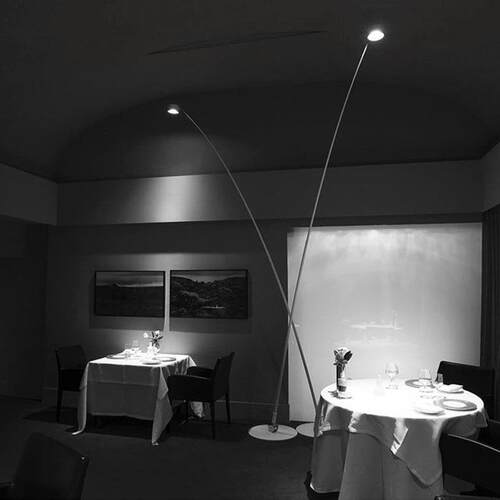 极简灯设计师北欧别墅酒店样板房长杆立式轻奢客厅沙发落地灯书房