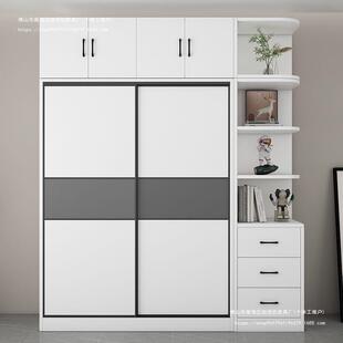 推拉门衣柜家用卧室网红柜子结实耐用出租房屋儿童简易衣橱