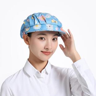 炒菜防油帽女式厨房专用做饭戴的帽子家用烧饭厨师帽防掉头发头套