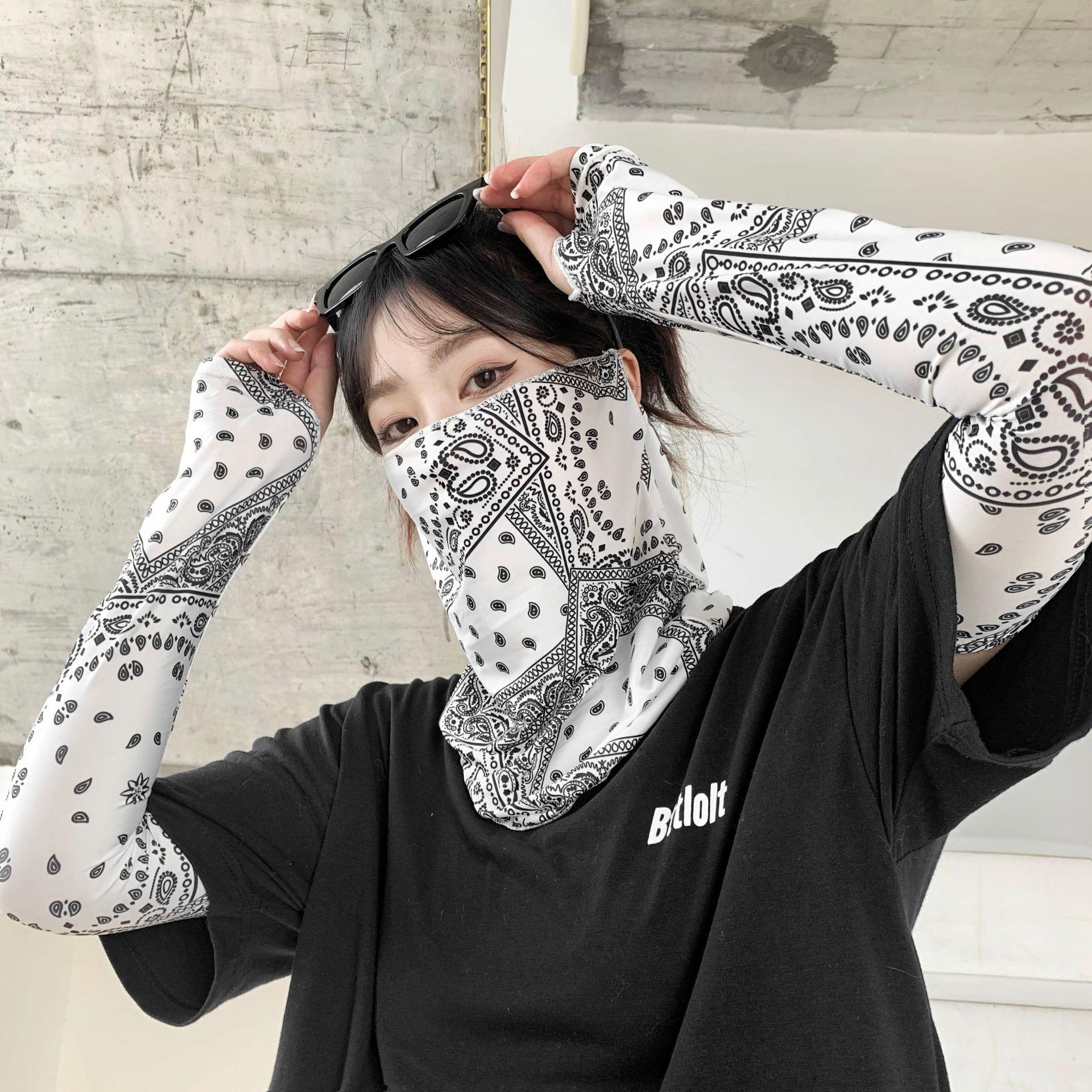 防晒防晒面罩全脸遮阳开车面罩